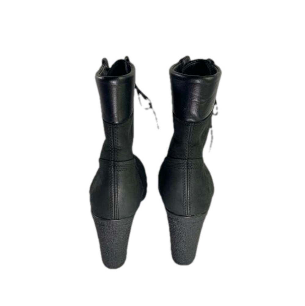 Timberland Black Leather Suede Glancy 3.5” Heel 8432A 4834 Size 10 EUC - Picture 8 of 16